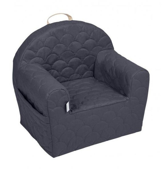 Fotoliu copii Klups Graphite