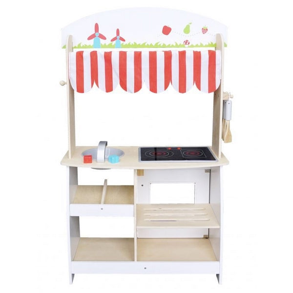 Bucatarie Ecotoys CA04063 + set accesorii - Resigilat