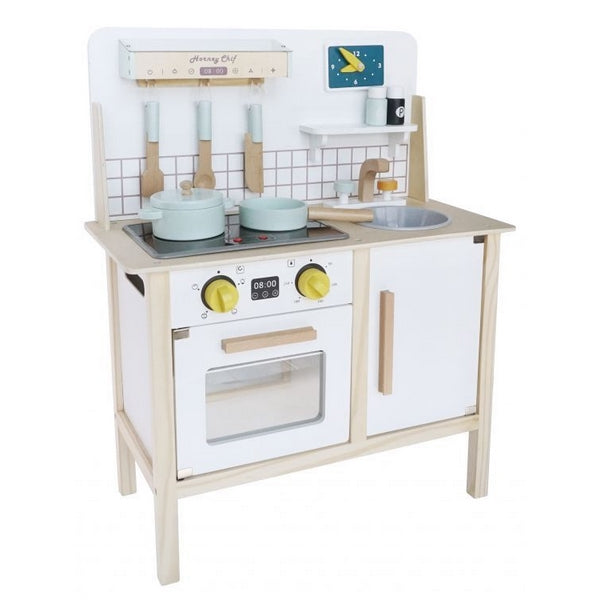 Bucatarie din lemn Ecotoys cu sunete CA12093