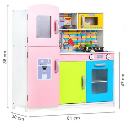 Bucatarie Colorata Ecotoys TK038 + set accesorii 