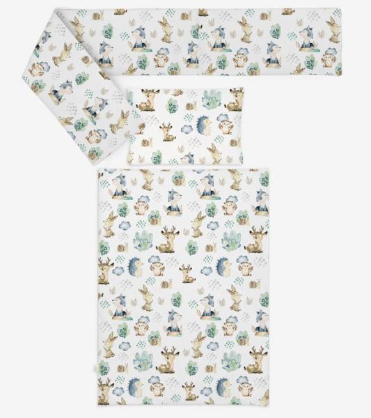 Lenjerie pat 3 Piese KLUPS Forest World C3 C001