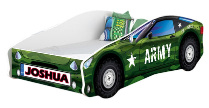 Pat Tineret MyKids Race Car 07 Army-160x80