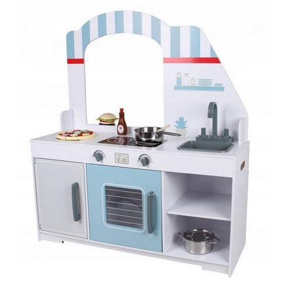 Bucatarie din lemn Ecotoys Food Truck 7260A
