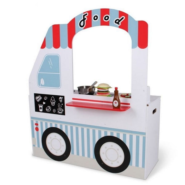 Bucatarie din lemn Ecotoys Food Truck 7260A