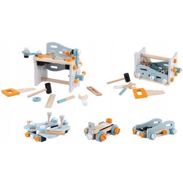Set unelte constructii 52 piese Ecotoys