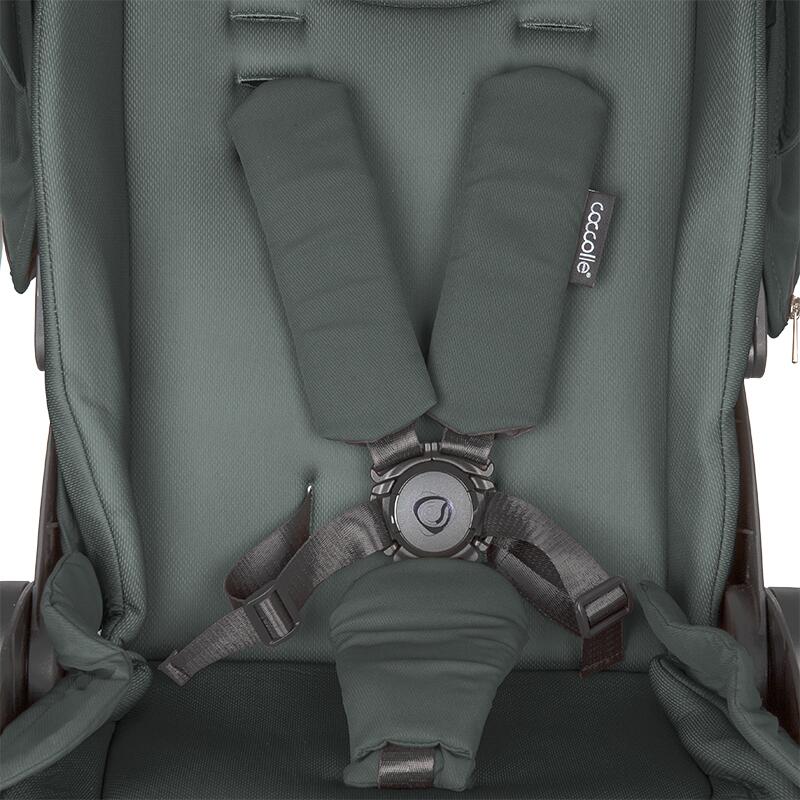 Carucior modular 2in1 Coccolle Serry Moss green+ Scoica auto iSize Coccolle Knox Greystone