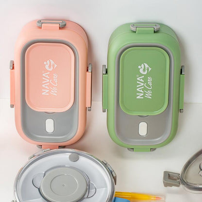 Lunchbox Nava We care 800 ml galben