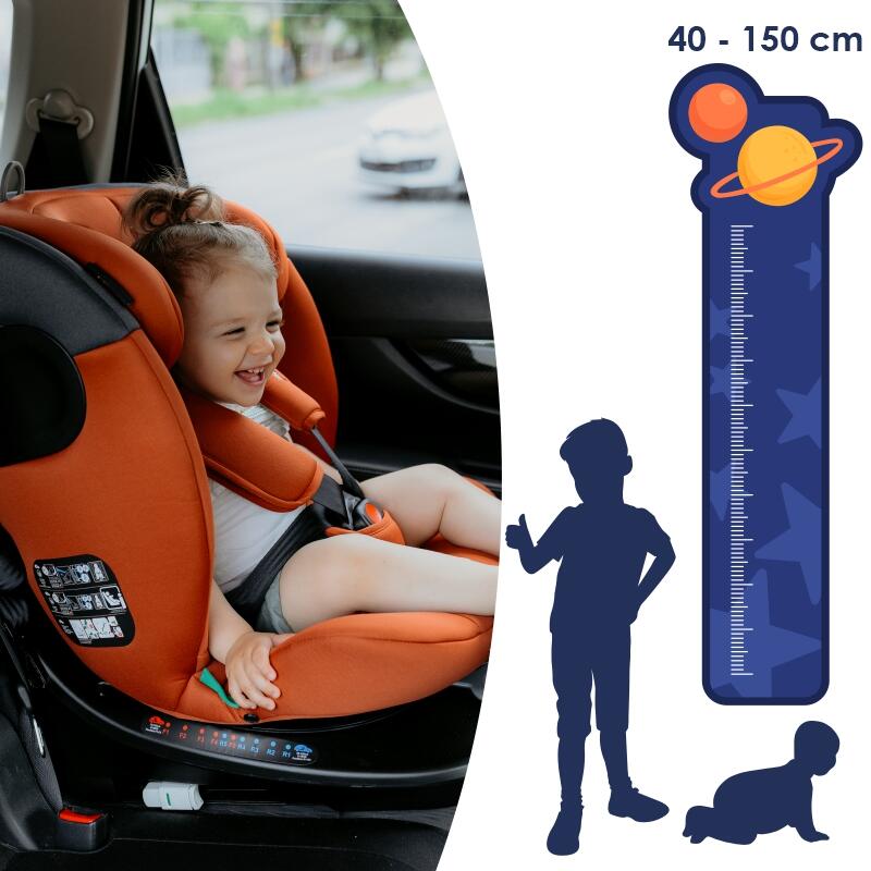 Scaun auto iSize 40-150 cm Coccolle  Atira Cinnamon brown