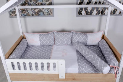 Lenjerie MyKids Montessori 8 Piese Queen QN121 95x195 cm