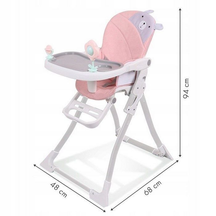 Scaun de masa Ecotoys HC-301-903 - Roz