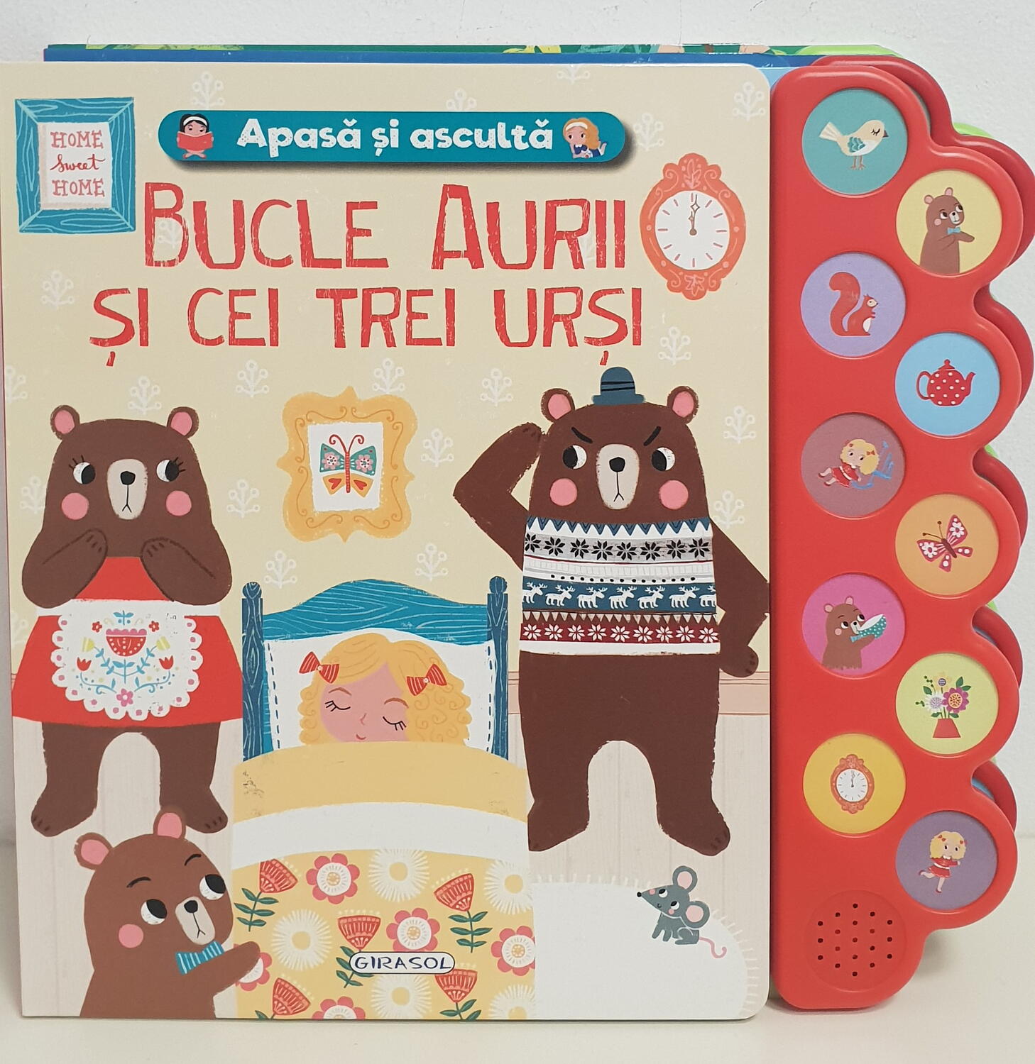 Apasa si asculta povestea - Bucle Aurii si cei trei ursi