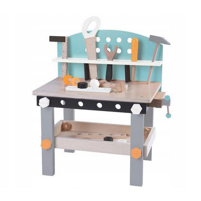 Banc de lucru din lemn 32 piese Ecotoys