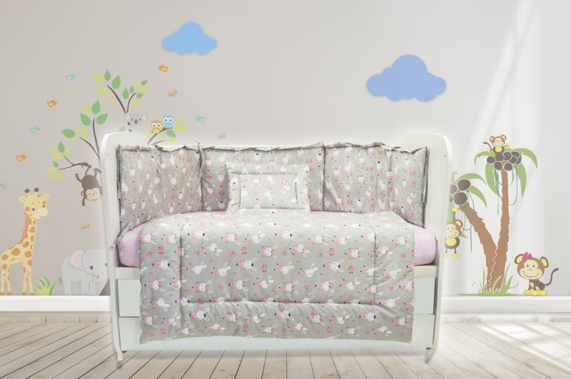 Lenjerie MyKids Dancing Bunny 4 Piese 120x60