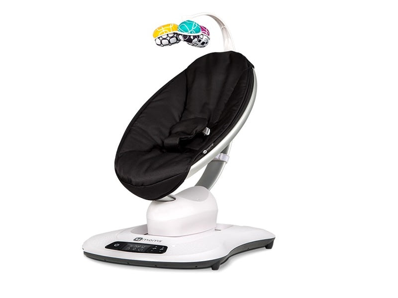  Fotoliu Balansoar Bebelusi 4MOMS MamaRoo 4.0 Classic Negru