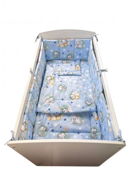 Lenjerie Micul Ursulet 4+1 piese 120x60cm 
