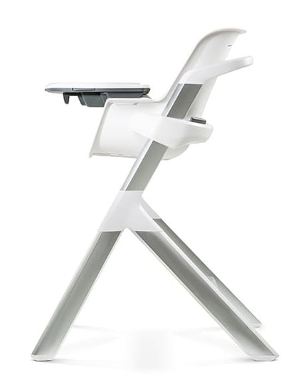 Scaun de masa 4moms White-Grey+Set Farfurii si tacamuri