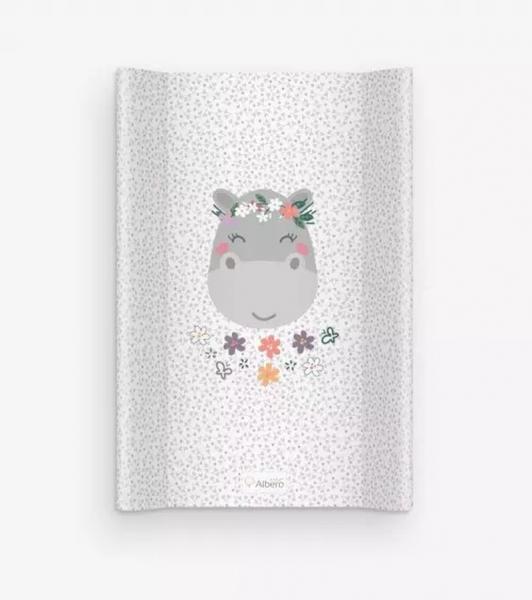 Saltea de infasat bebe cu intaritura 70x47,5 Klups Hippo A001