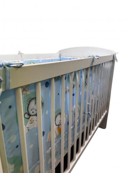 Lenjerie Micul Ursulet 4+1 piese 120x60cm 