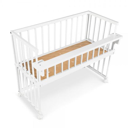 Patut copii din lemn KLUPS Piccolino Alb 90x40 cm