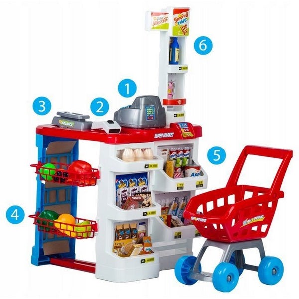 Set de joaca stand supermarket ECOTOYS HC206441 