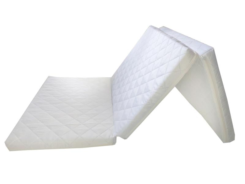 Saltea Pliabila Spuma-Cocos 120x60x5 cm - Husa Microfibra Matlasata