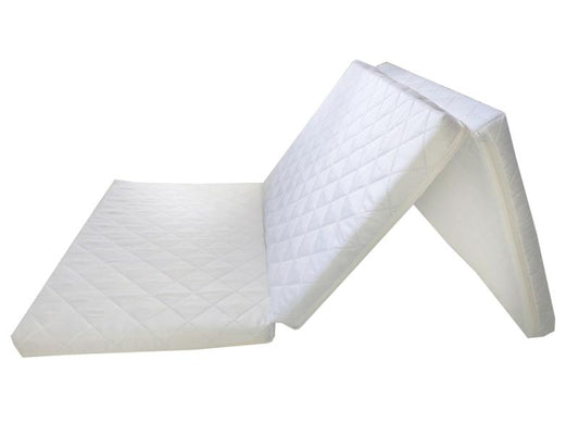 Saltea Pliabila Spuma-Cocos 120x60x5 cm - Husa Microfibra Matlasata