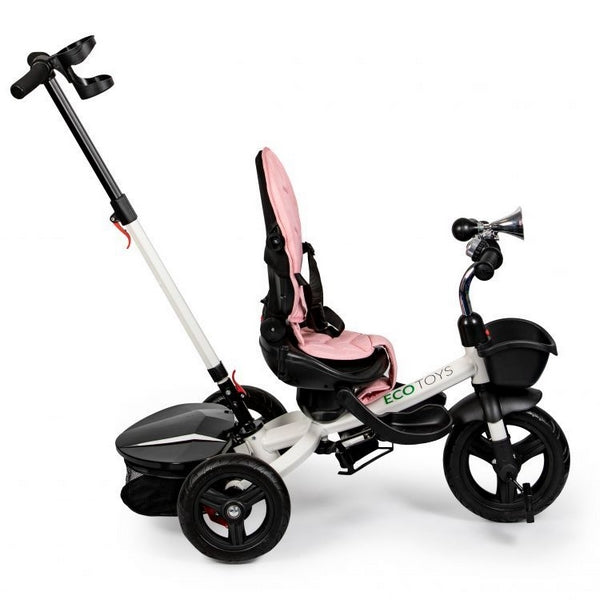 Tricicleta cu sezut reversibil Ecotoys JM-311 - Roz