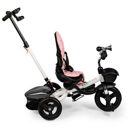 Tricicleta cu sezut reversibil Ecotoys JM-311 - Roz