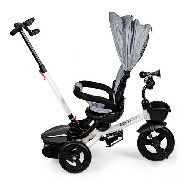 Tricicleta cu sezut reversibil Ecotoys JM-311 - Gri