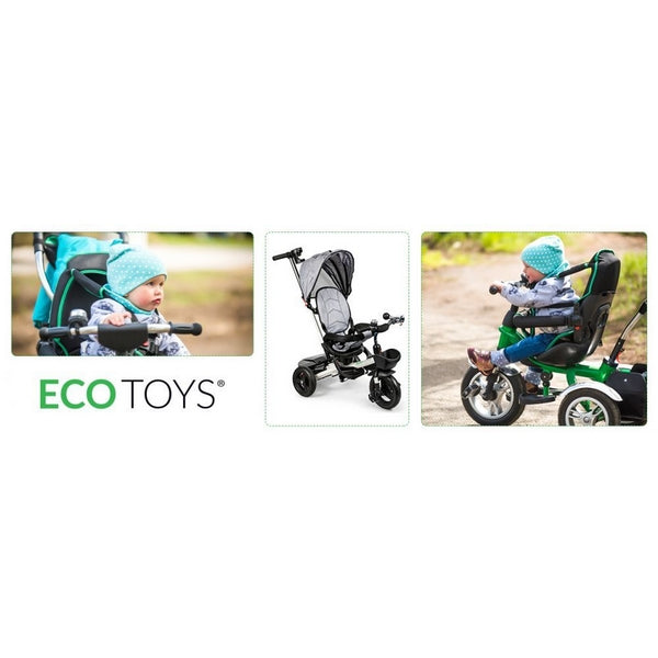 Tricicleta cu sezut reversibil Ecotoys JM-311 - Gri