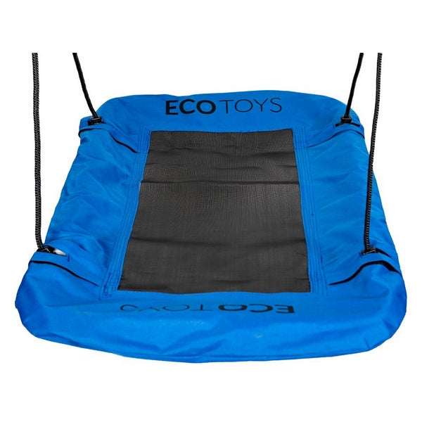 Leagan dreptunghiular Ecotoys BOC11070, albastru, 110 cm
