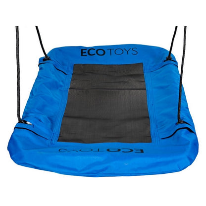 Leagan dreptunghiular Ecotoys BOC11070, albastru, 110 cm