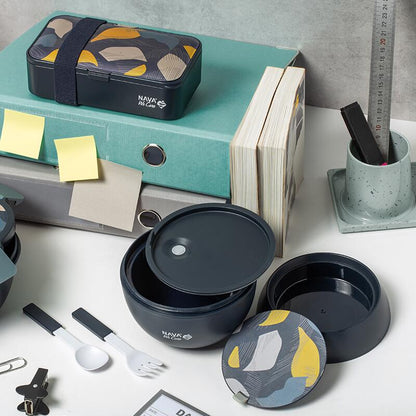 Caserola rotunda Nava We care 800 ml gri