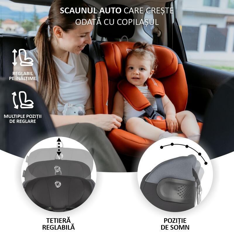 Scaun auto iSize 40-150 cm Coccolle  Atira Diamond black