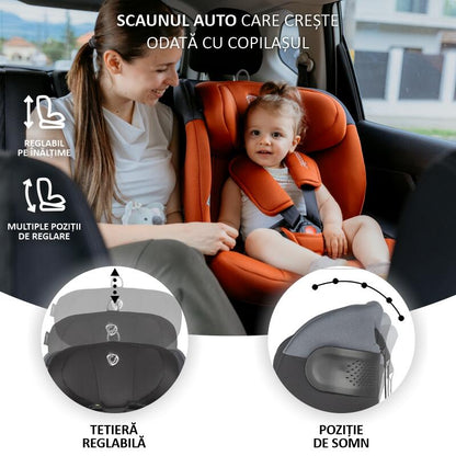 Scaun auto iSize 40-150 cm Coccolle  Atira Diamond black