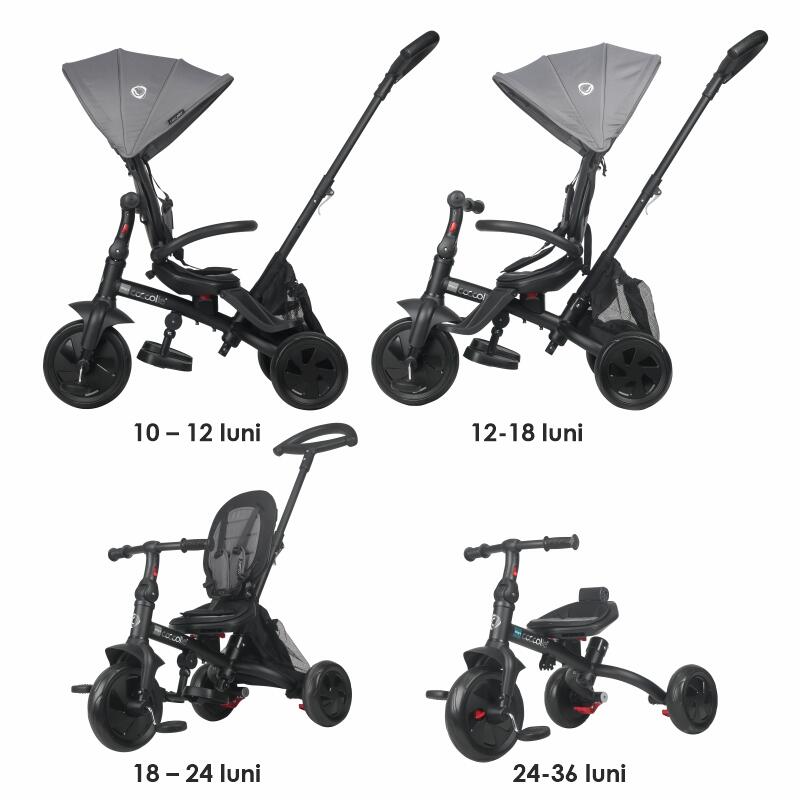 Tricicleta multifunctionala Coccolle Alegra Greystone