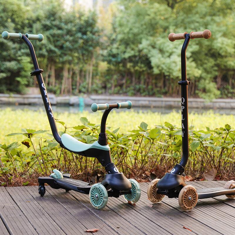 Trotineta multifunctionala 5in1 Qplay Sema EVO Verde