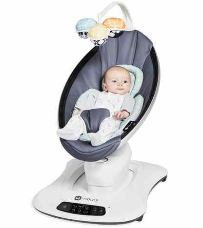  Fotoliu Balansoar Bebelusi 4MOMS MamaRoo 4.0 COOL MESH DARK-GREY