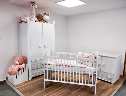 Lenjerie MyKids Mini Patratel Multicolor Girl 4 Piese 120x60