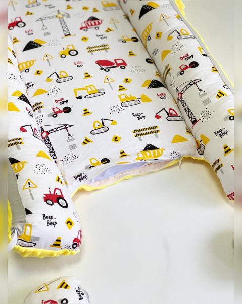 Babynest Plush MyKids 0119 Cars Yellow