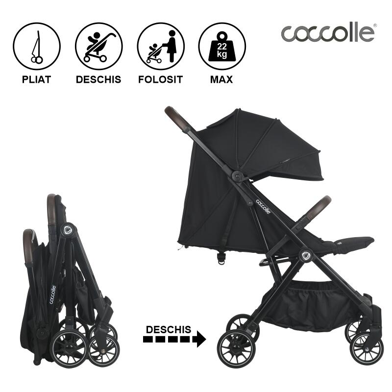 Carucior sport autofold Coccolle Melia Diamond black