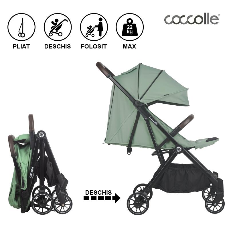 Carucior sport autofold Coccolle Melia Mistletoe green
