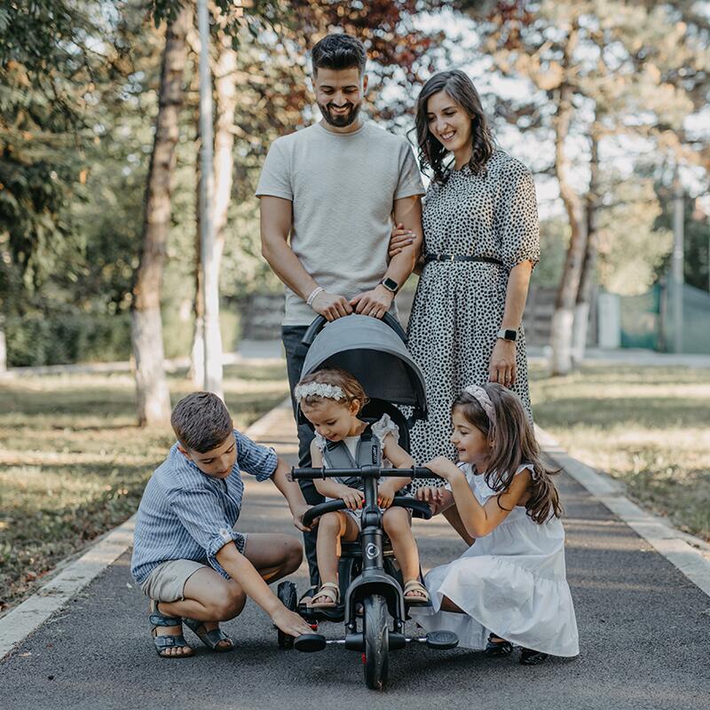 Tricicleta multifunctionala Coccolle Alegra Magenta