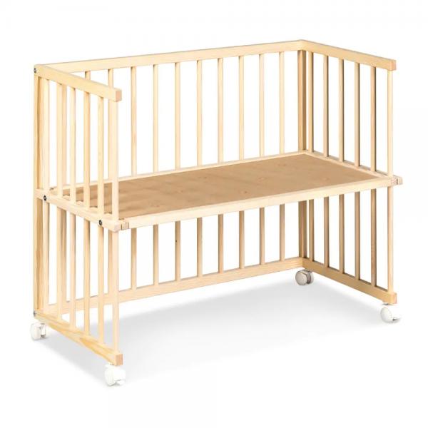 Patut copii din lemn KLUPS Piccolino Natur 90x40 cm