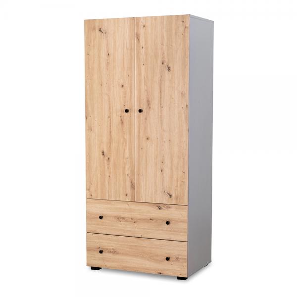 Mobilier Camera copii Si Bebelusi KLUPS PAULINE Grafit-Stejar