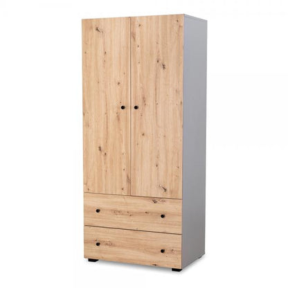 Mobilier Camera copii Si Bebelusi KLUPS PAULINE Grafit-Stejar