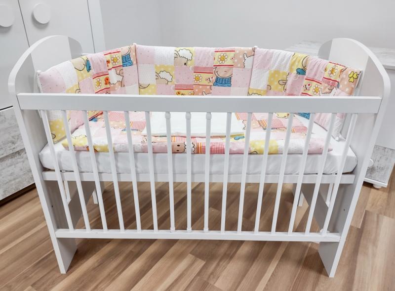 Lenjerie MyKids Mini Patratel Multicolor Girl 4 Piese 120x60