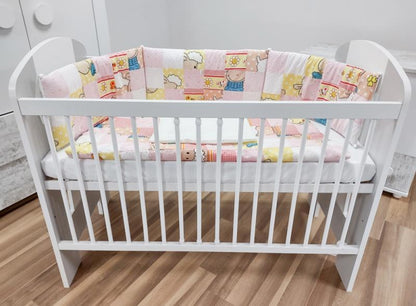 Lenjerie MyKids Mini Patratel Multicolor Girl 4 Piese 120x60