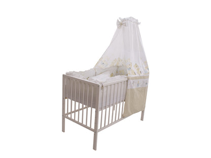 Lenjerie MyKids Teddy Play Bej 5+1 Piese M1 120x60 cm