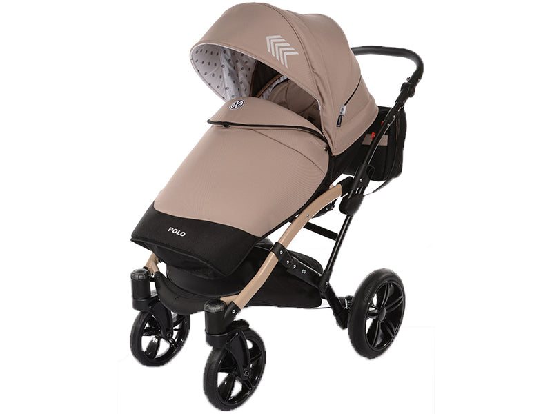 Carucior copii 2 in 1 cu landou Knorr-Baby Volkswagen Polo Cappuccino
